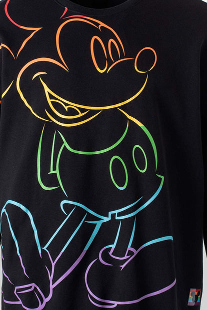  BUZO DE MICKEY MOUSE CERRADO NEGRO GÉNERO NEUTRO