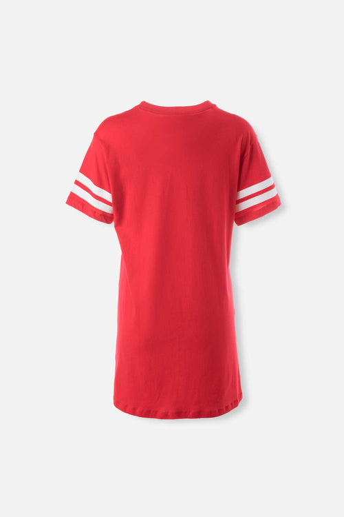 Card slide image -  PIJAMA DE MAFALDA ROJA TIPO BATOLA PARA MUJER