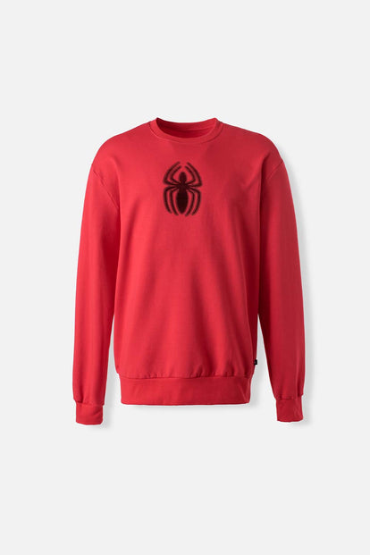  BUZO DE SPIDER-MAN CERRADO ROJO PARA HOMBRE