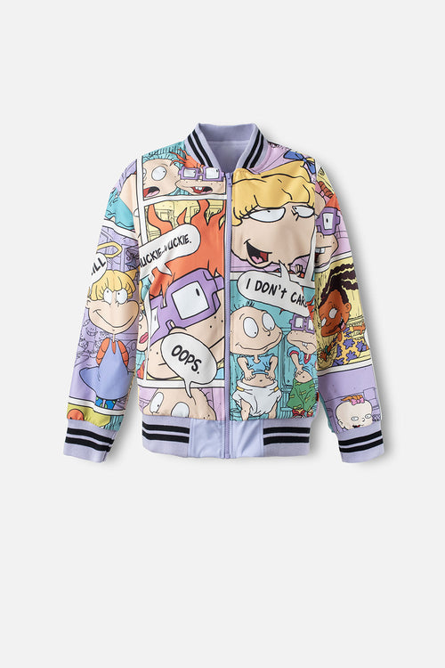 Card slide image -  CHAQUETA DE LOS RUGRATS MULTICOLOR IMPERMEABLE PARA MUJER