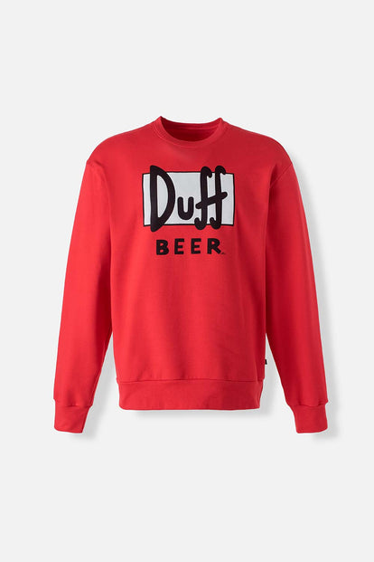  BUZO DE LOS SIMPSON ROJO CERRADO PARA HOMBRE
