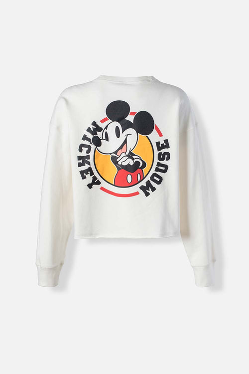 Card slide image -  BUZO DE MICKEY MOUSE MARFIL CERRADO PARA MUJER