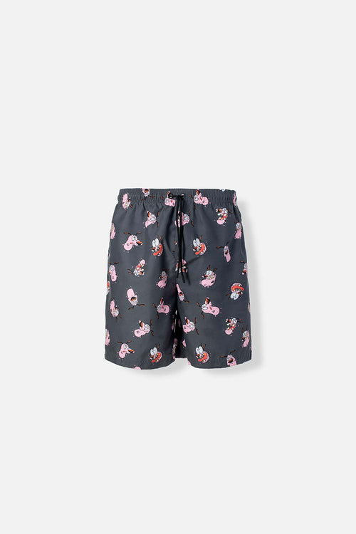Card slide image -  PANTALONETA DE BAÑO DE CORAJE CON CORDÓN GRIS PARA HOMBRE