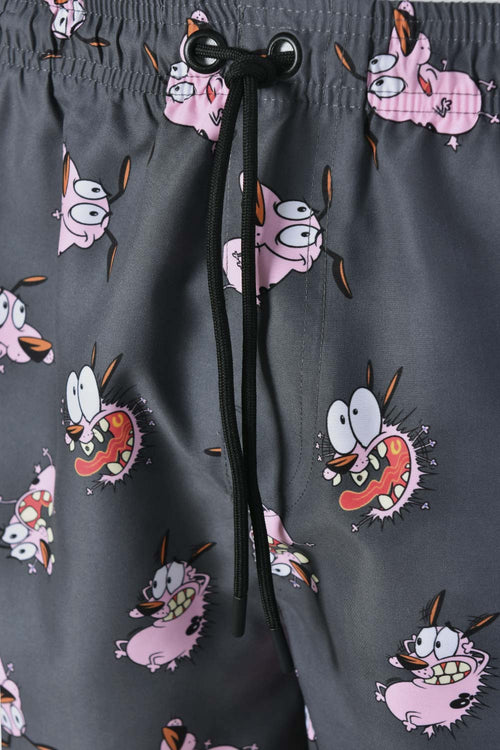 Card slide image -  PANTALONETA DE BAÑO DE CORAJE CON CORDÓN GRIS PARA HOMBRE