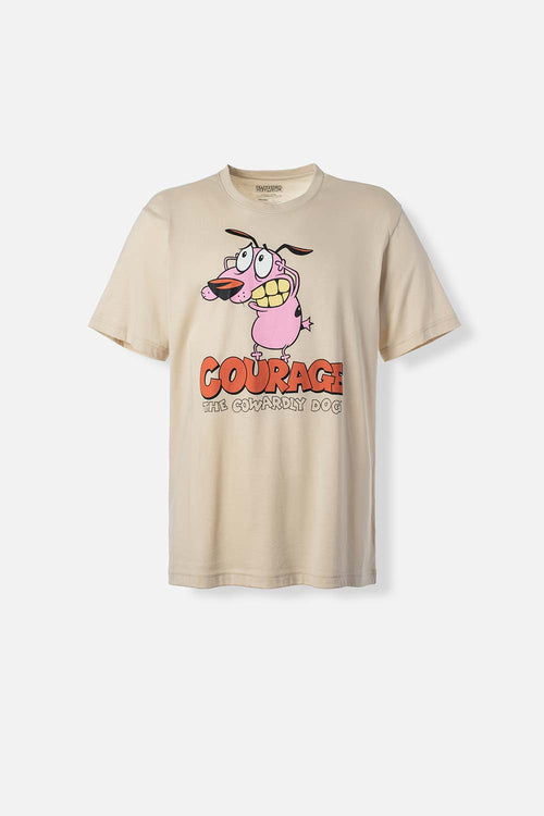 Card slide image -  CAMISETA DE CORAJE MANGA CORTA CAQUI PARA HOMBRE