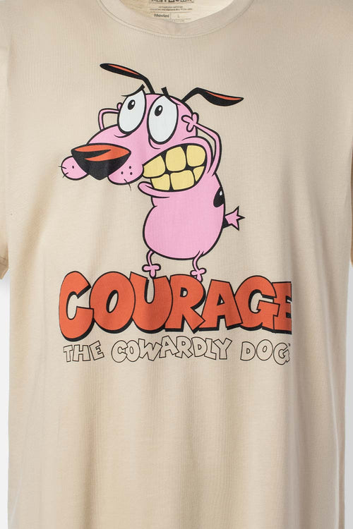Card slide image -  CAMISETA DE CORAJE MANGA CORTA CAQUI PARA HOMBRE