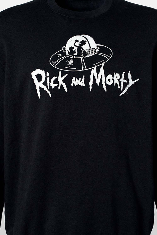 Card slide image -  BUZO DE RICK Y MORTY CERRADO NEGRO PARA HOMBRE