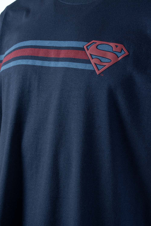 Card slide image -  CAMISETA DE SUPERMAN MANGA CORTA AZUL PARA HOMBRE